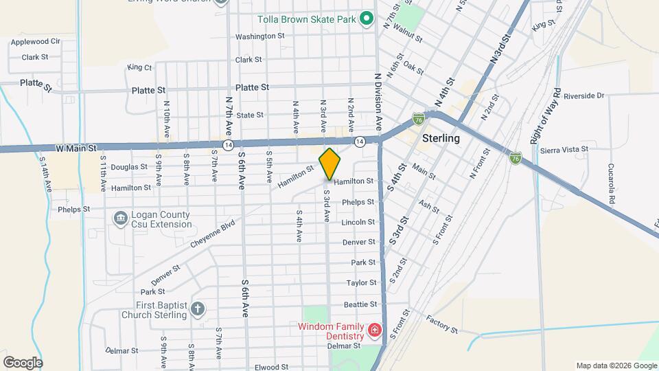 301 S 3rd Ave Map and Location Details