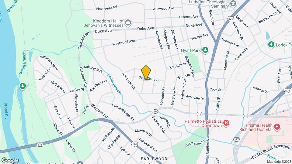 3416 Hazelhurst Rd Map and Location Details
