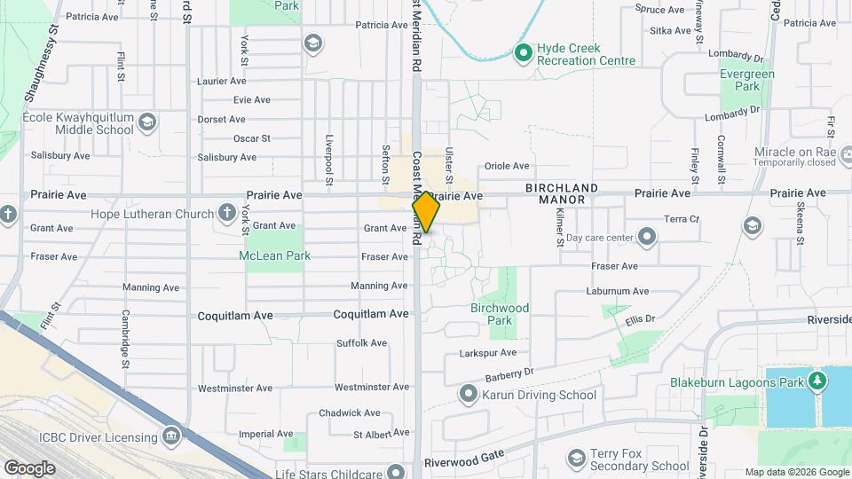 Meridian Village Map and Location Details