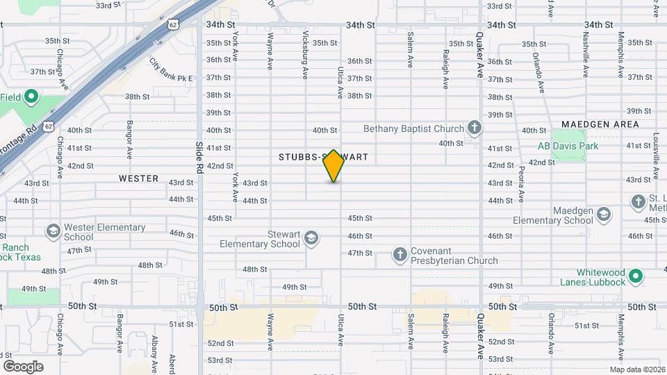 4803 43rd St Map and Location Details