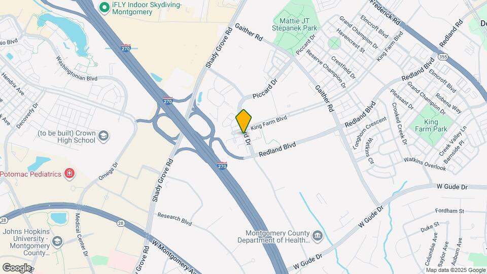 1458 Piccard Dr Map and Location Details