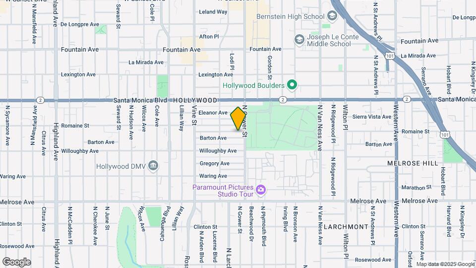 5917 Barton Ave Map and Location Details