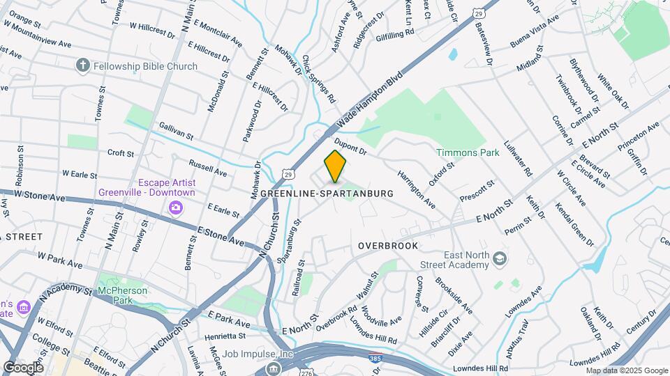 212 Spartanburg St Map and Location Details