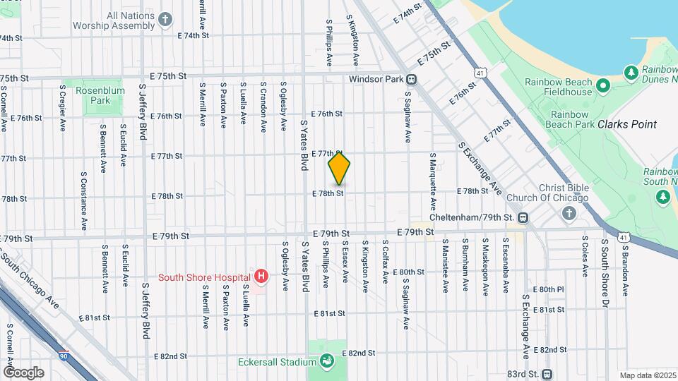 7748 S Essex Ave Map and Location Details