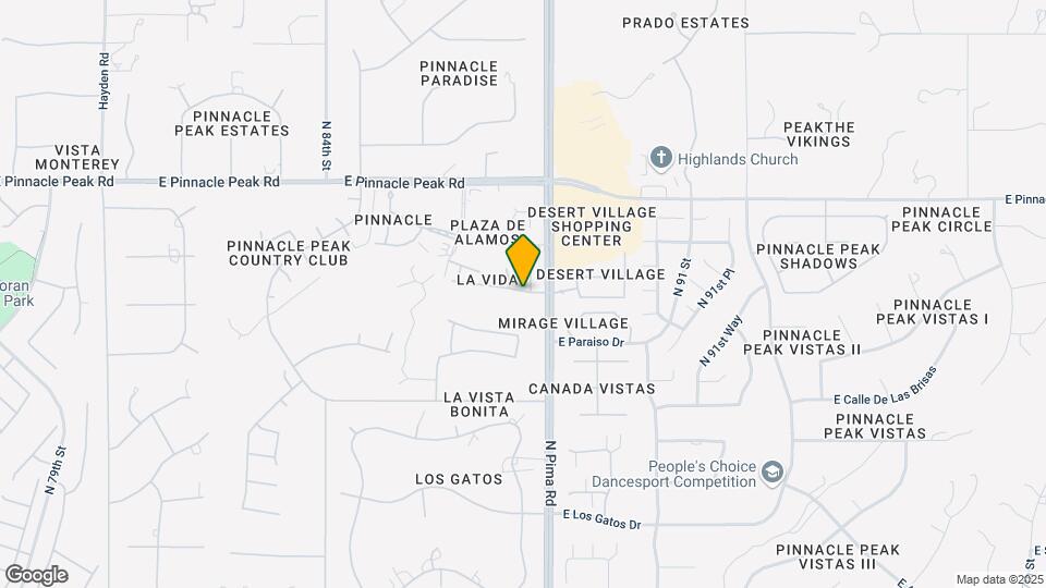 8711 E Paraiso Dr Map and Location Details
