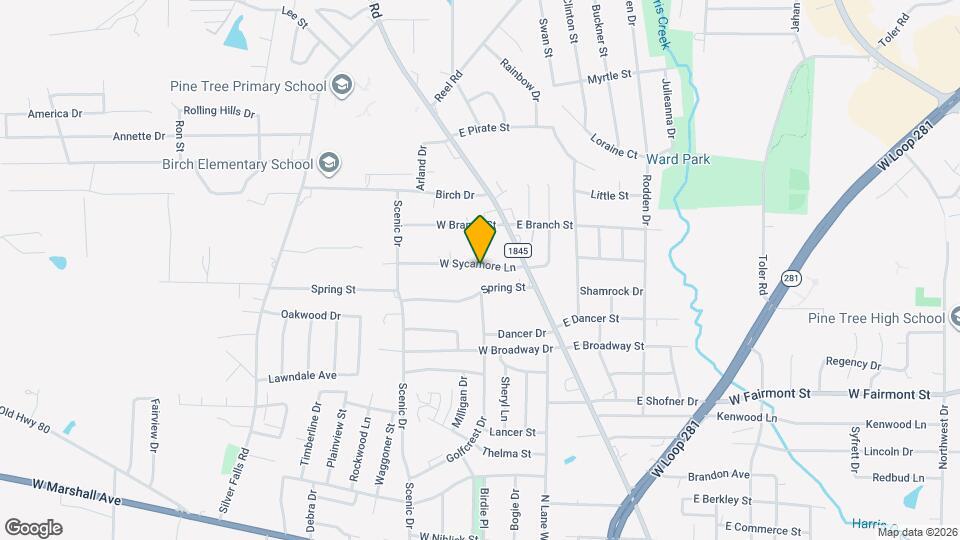 306 W Sycamore Ln Map and Location Details