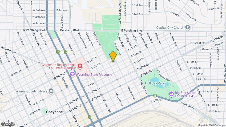 710 E 22nd St Map and Location Details