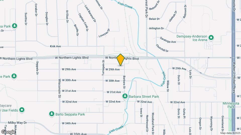 2603 W 29th Ave Map and Location Details
