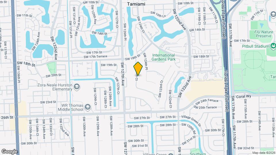 2045 SW 125th Ct Map and Location Details