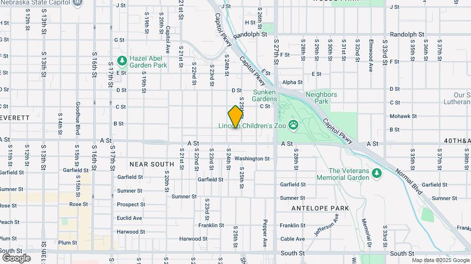 2423 B St Mapa y Detalles de la Ubicación