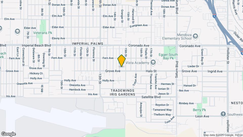 1275 Granger St Map and Location Details