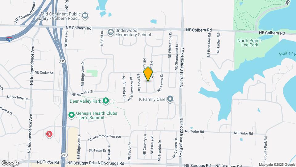 1517 NE Auburn Dr Map and Location Details