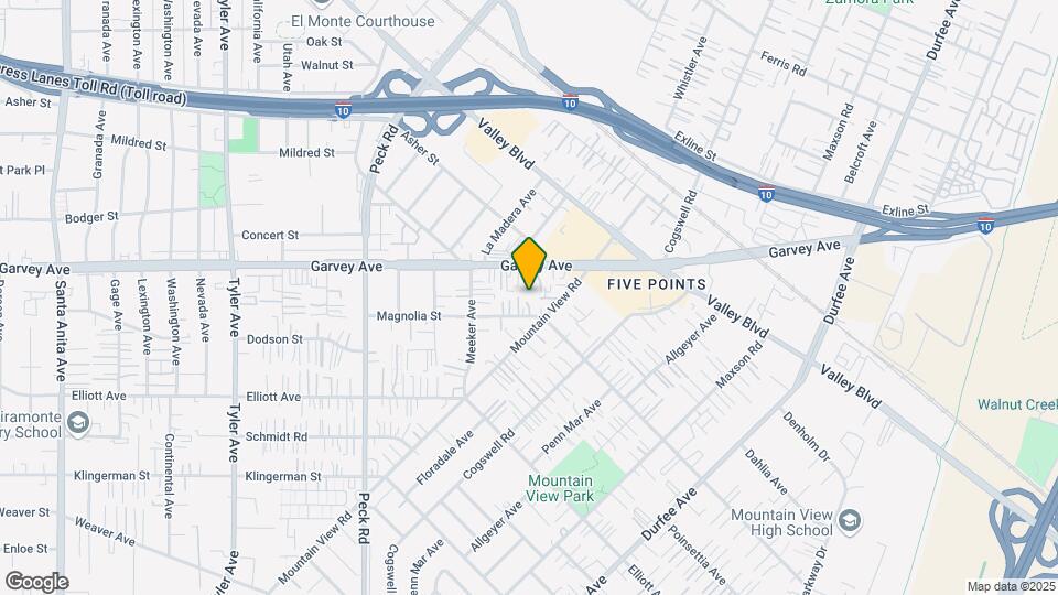 11723 Magnolia St Map and Location Details