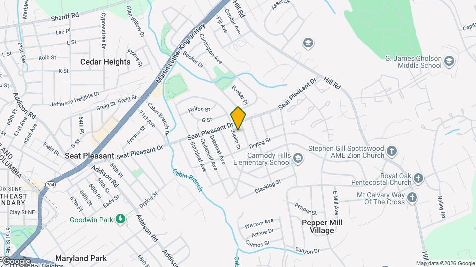 6510 Joplin St Map and Location Details