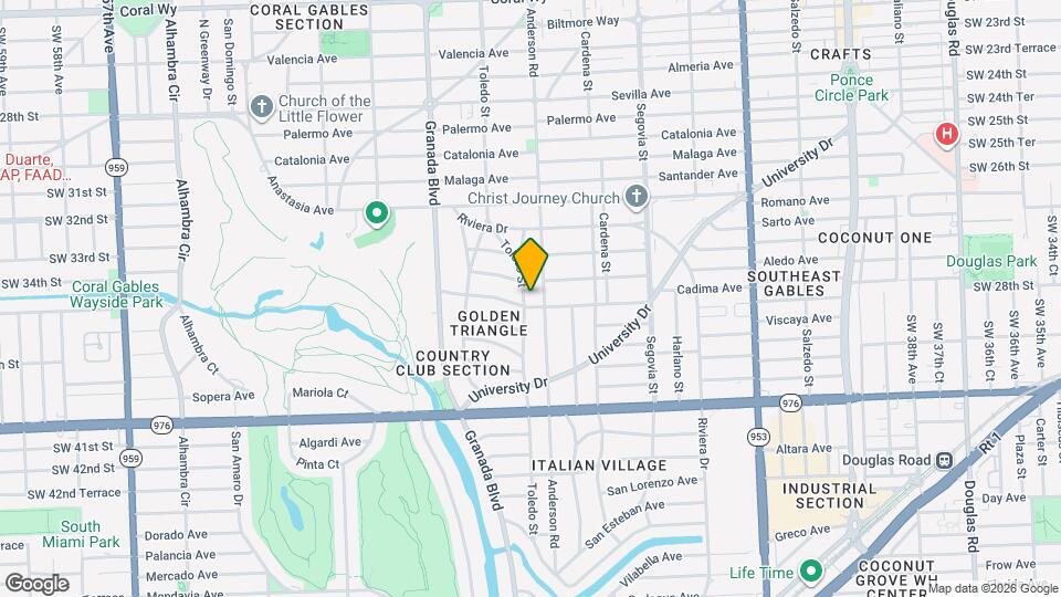 3519 Toledo St Map and Location Details