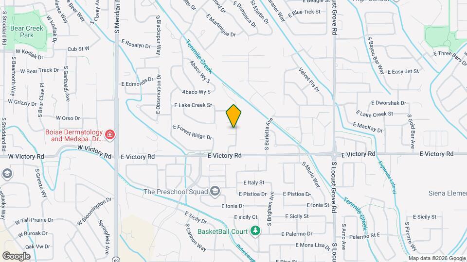 874 E Forest Ridge Ct Map and Location Details