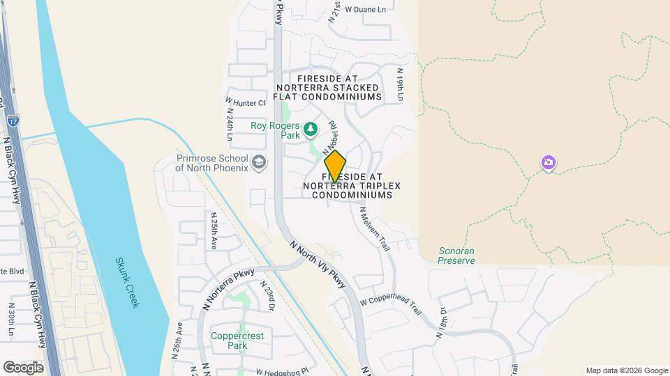 28617 N 21st Ln Map and Location Details