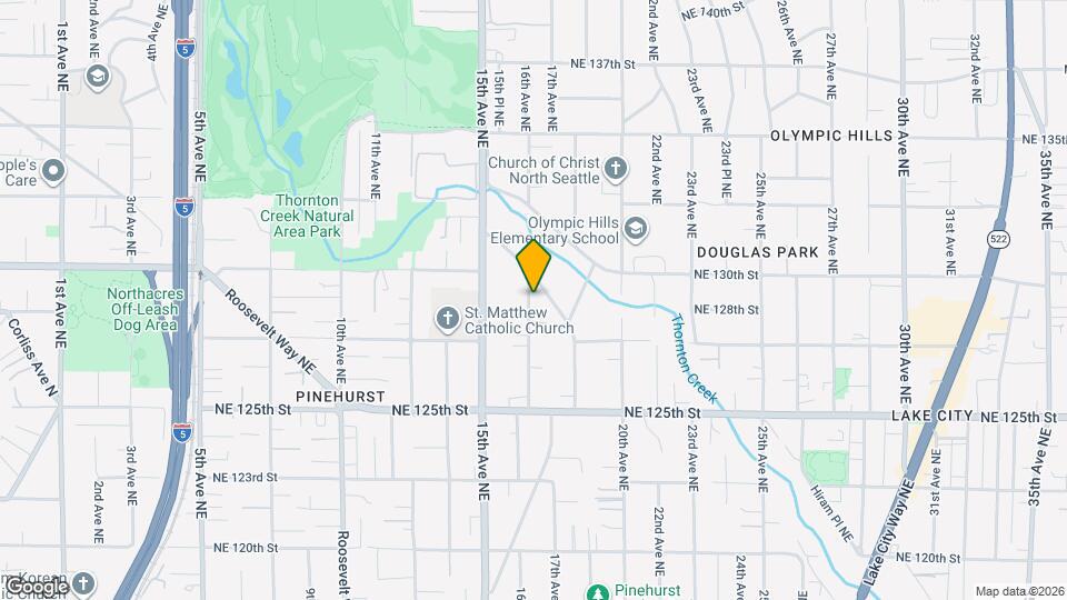 12730 17th Ave NE Map and Location Details