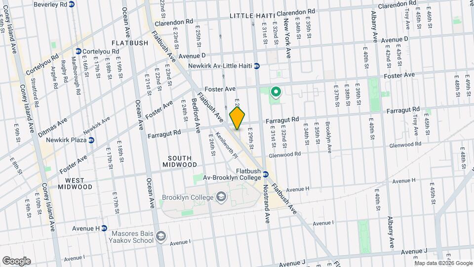 1447 Flatbush Ave Map and Location Details