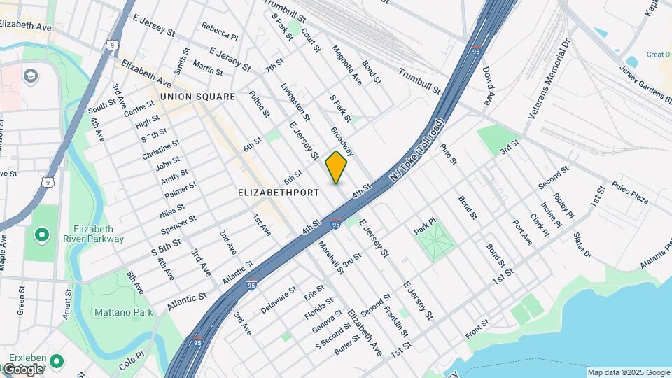 424 E Jersey St Map and Location Details
