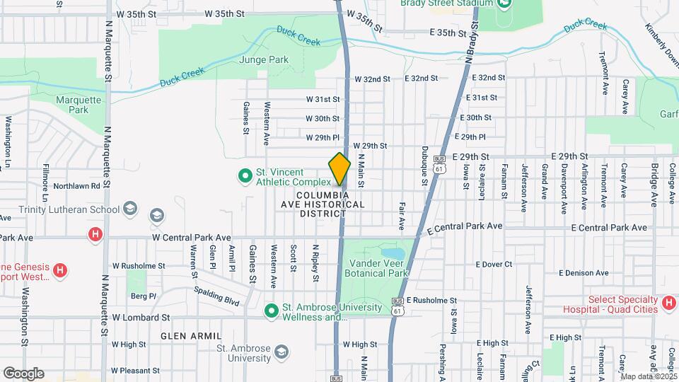 2670 N Harrison St Map and Location Details