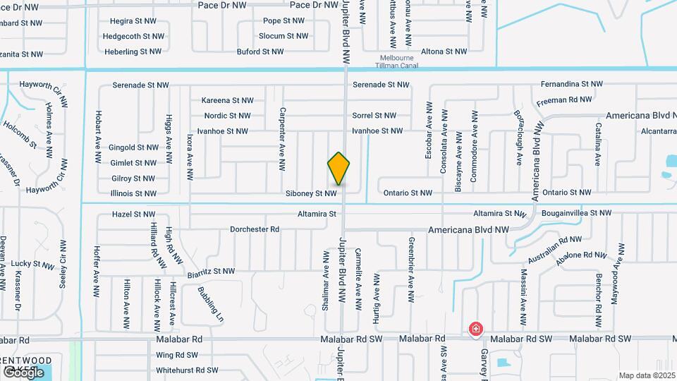 1398 Jupiter Blvd NW Map and Location Details