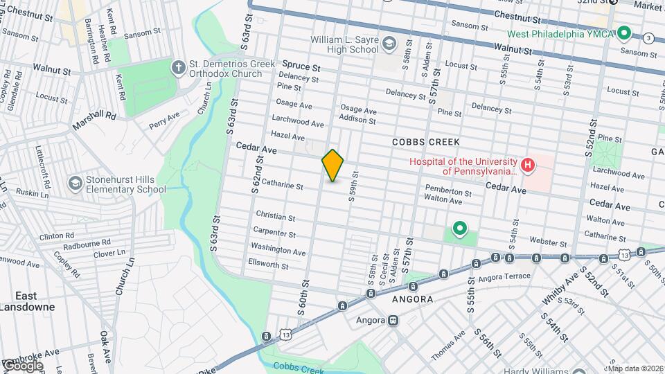 5937 Catharine St Map and Location Details
