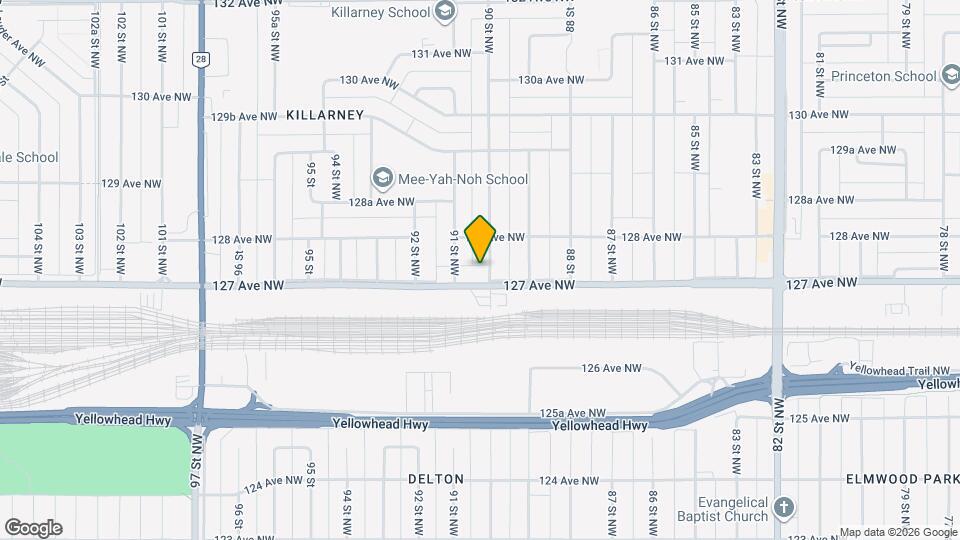 12708 90 St NW Map and Location Details