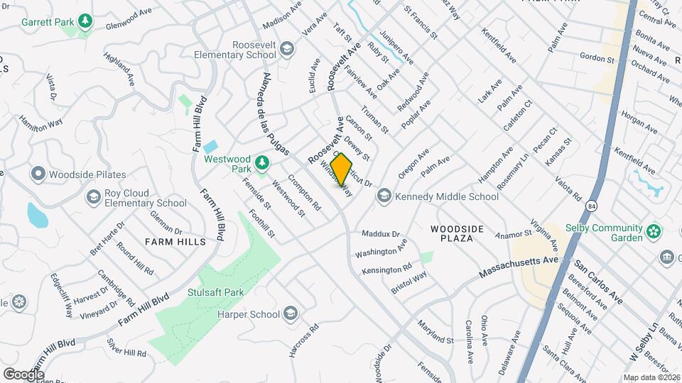 1276 Windsor Way Map and Location Details