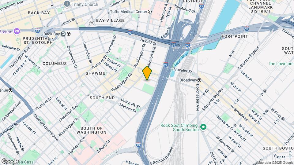 460 Harrison Ave, Unit 325 Mapa y Detalles de la Ubicación