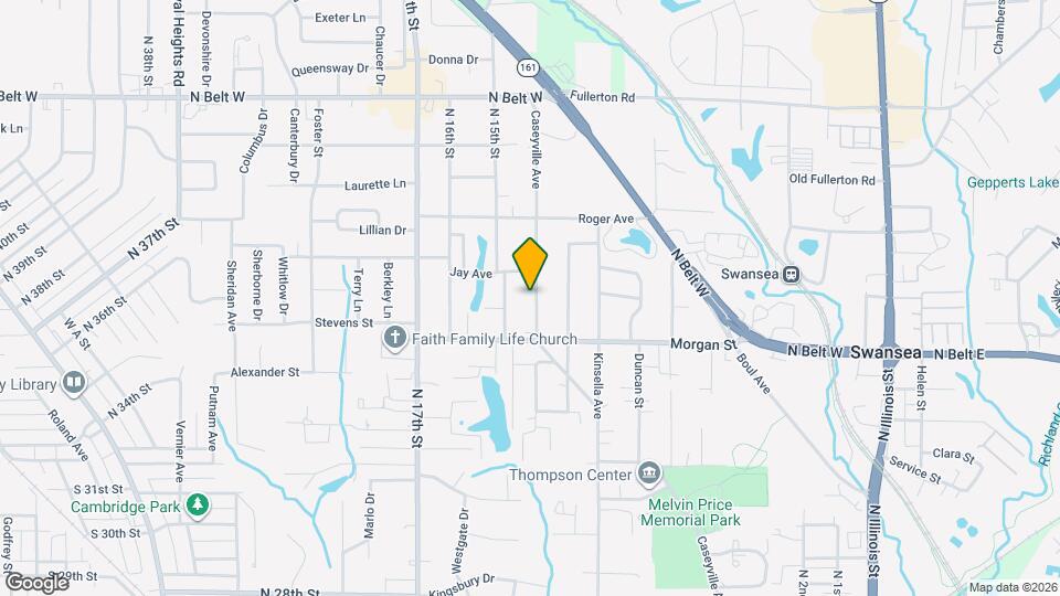 2101 Caseyville Ave Map and Location Details