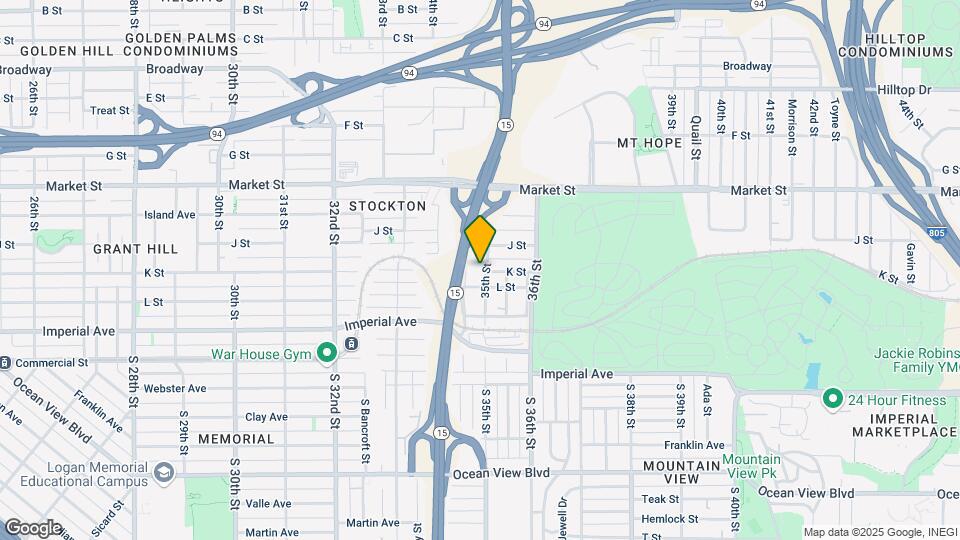 306 35th St Map and Location Details