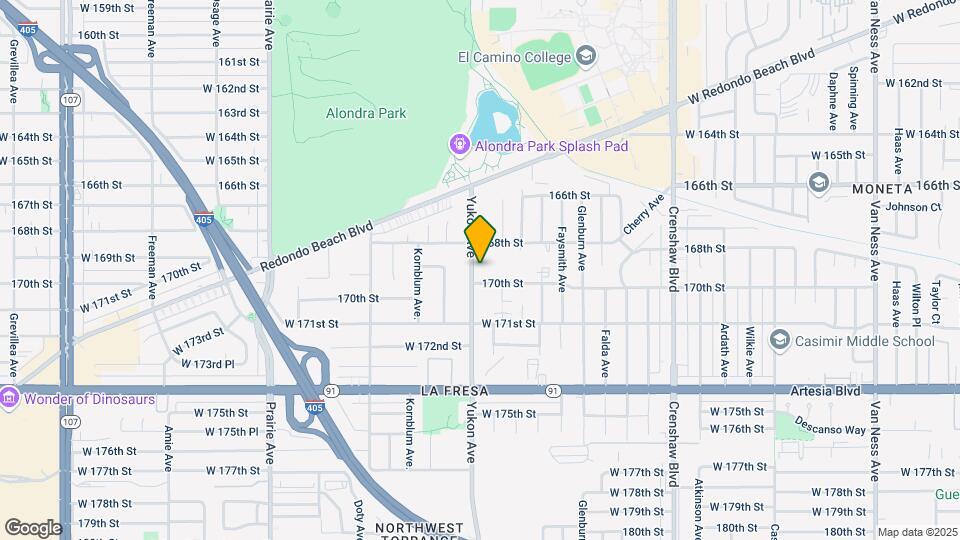 16912 Yukon Ave Map and Location Details