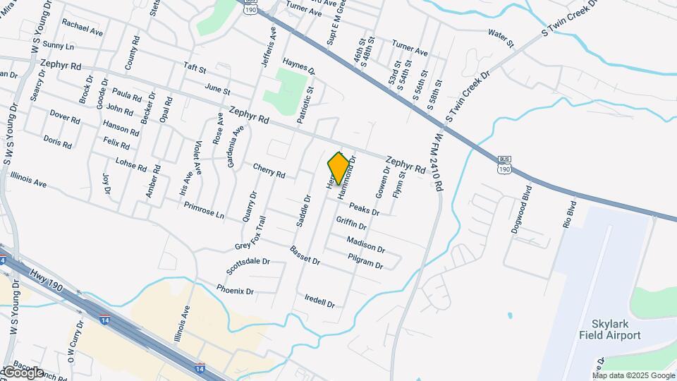1409 Hammond Dr Map and Location Details