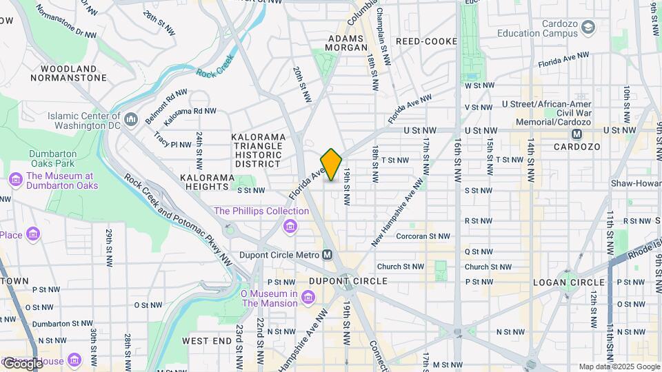 1925 S St NW Map and Location Details
