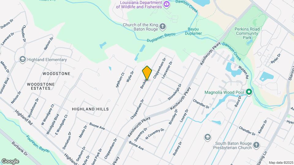 1228 Beckenham Dr Mapa y Detalles de la Ubicación