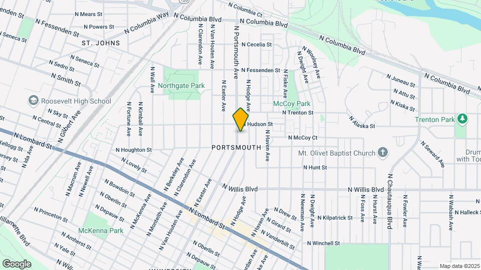 8944 N Portsmouth Ave Map and Location Details