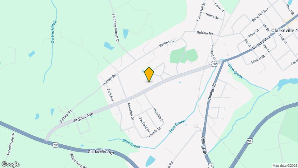 1040 Virginia Ave Map and Location Details