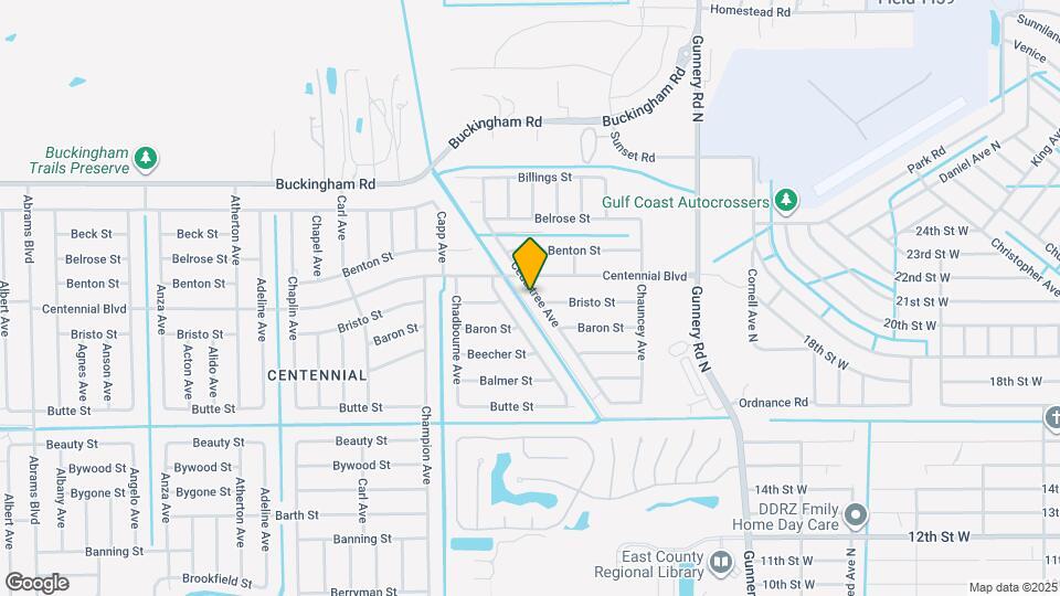 1043 Cedartree Ave Map and Location Details