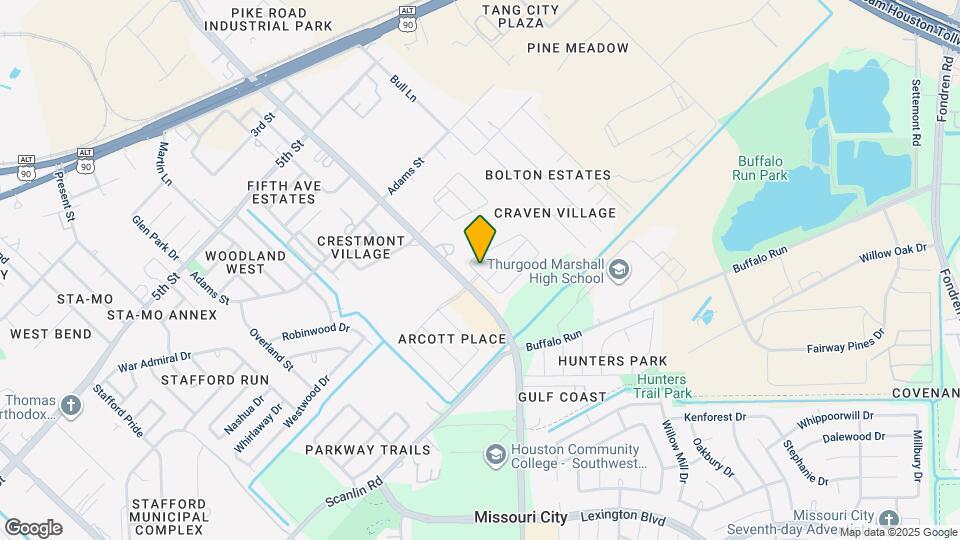 1023 Aster Rd Map and Location Details