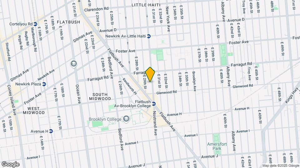 2064 Nostrand Ave Map and Location Details