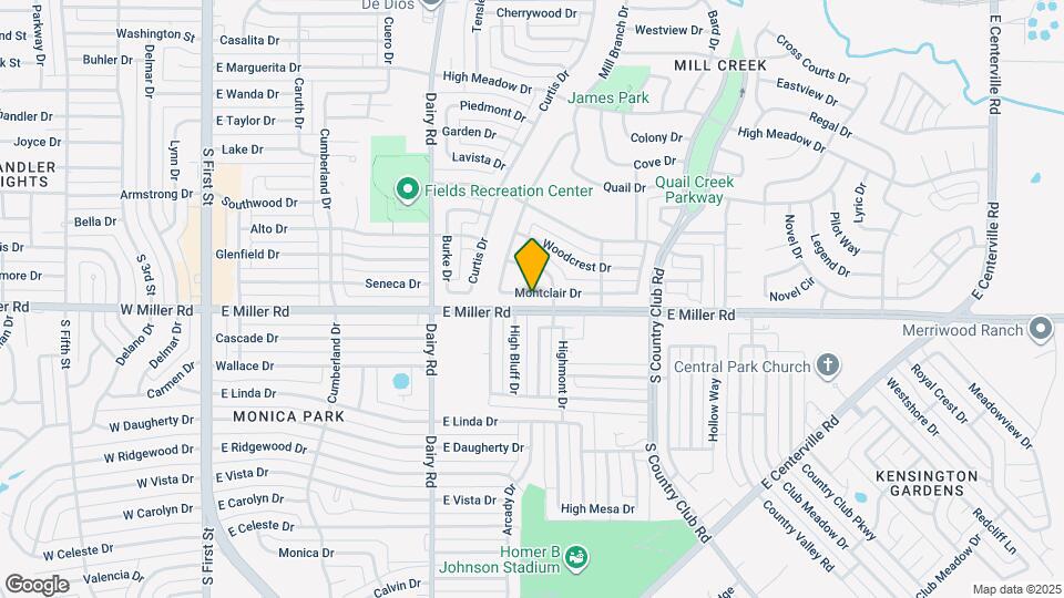 1010 Montclair Dr Map and Location Details