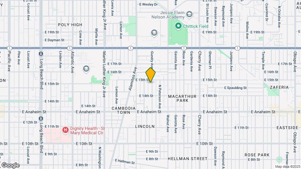 1469 Gundry Ave Mapa y Detalles de la Ubicación