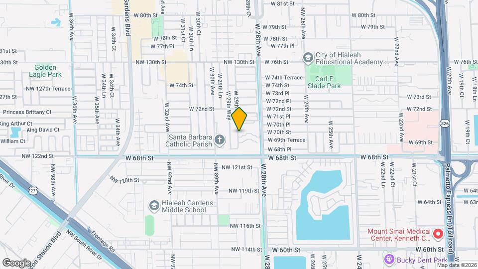 6997 W 29th Ave Map and Location Details