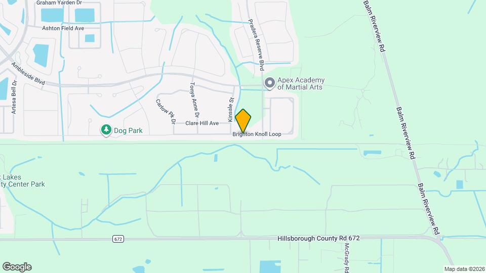 11861 Brighton Knoll Loop Map and Location Details