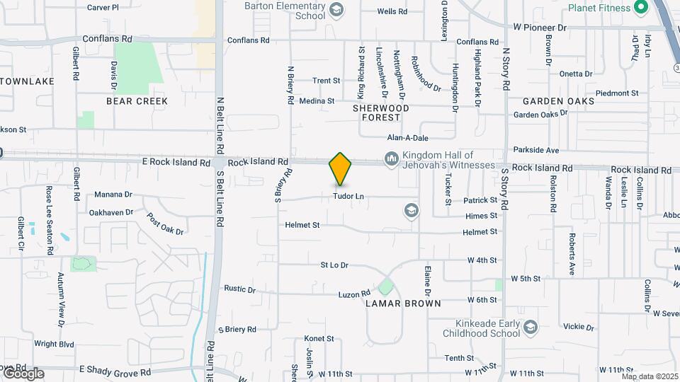 3029 Tudor Ln Map and Location Details