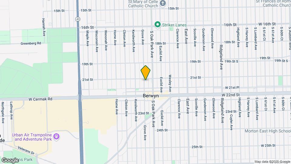 2107 Grove Ave Map and Location Details