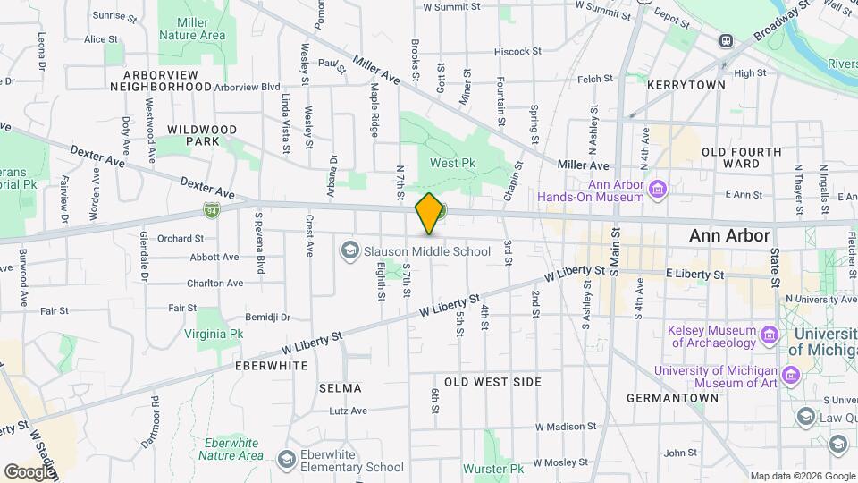 819 W Washington St Mapa y Detalles de la Ubicación