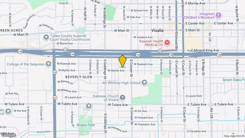 1002 W Myrtle Ave Map and Location Details