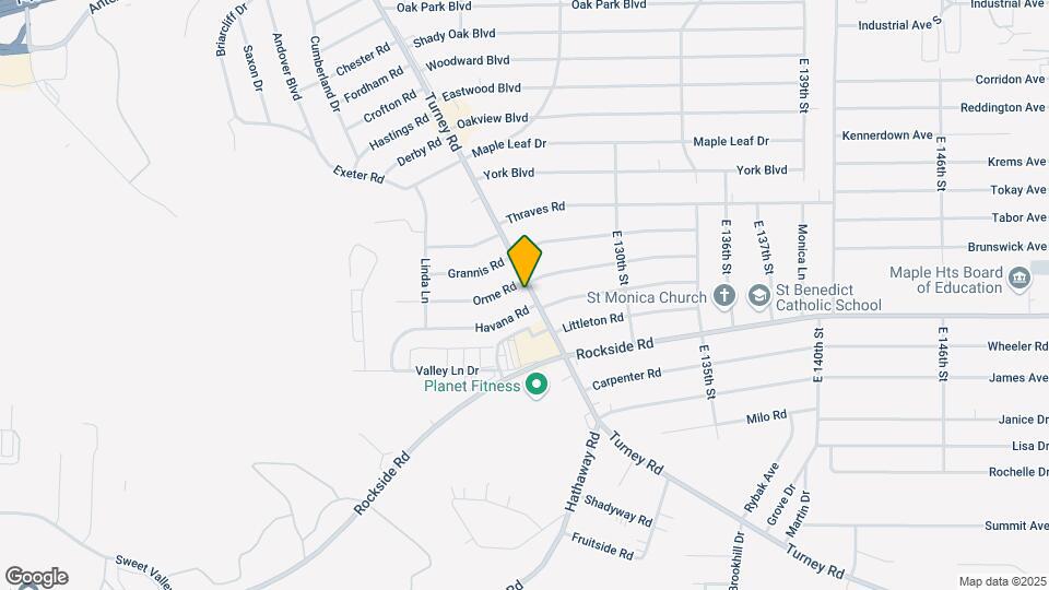 5910 Turney Rd Mapa y Detalles de la Ubicación